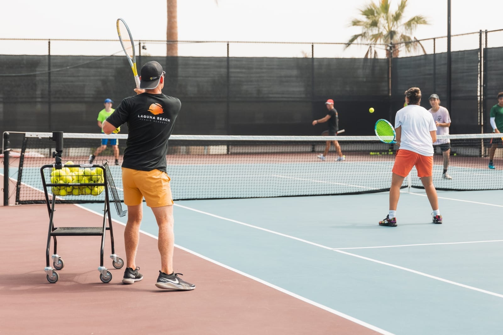 LiveBall session — high-energy coach-fed point play