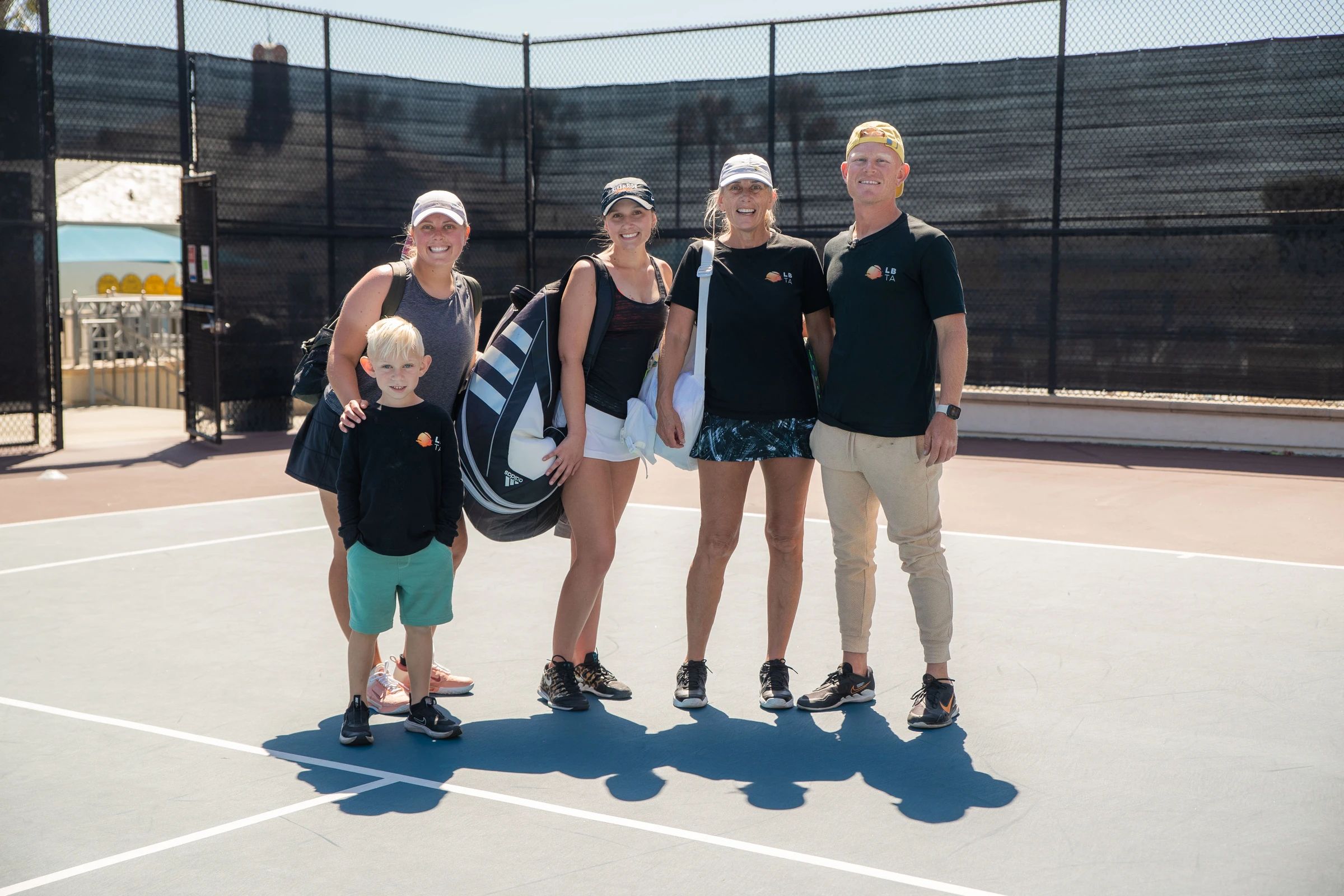 Andrew Mateljan with family — Laguna Beach Tennis Academy community