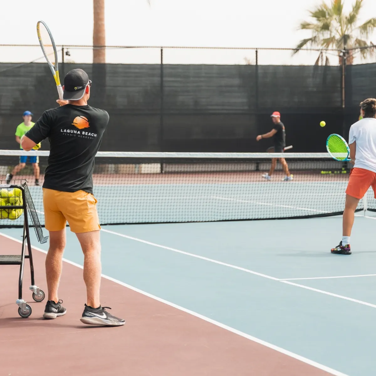 Advanced live ball — competitive drills on court