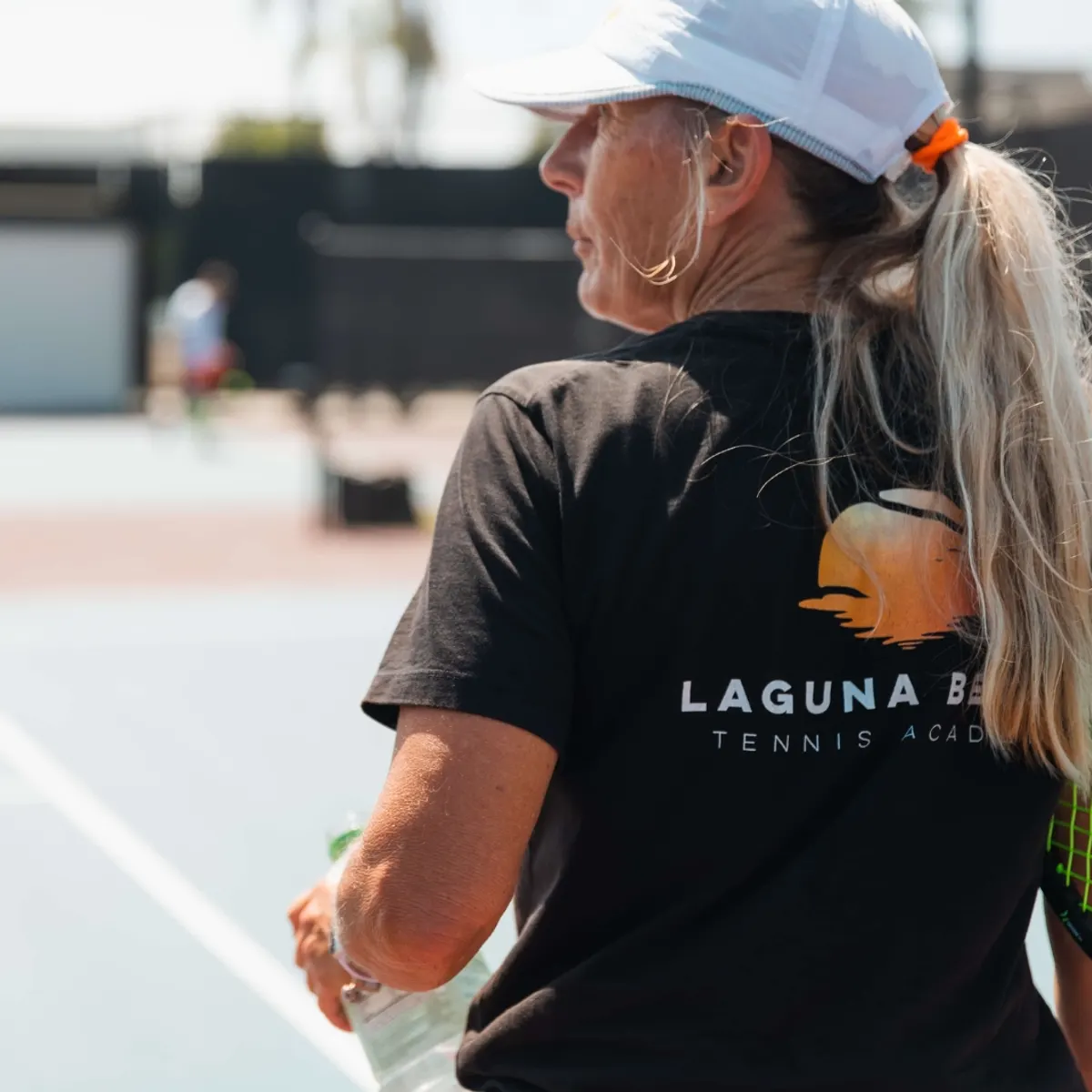 Coach Michelle Mateljan with players during a session