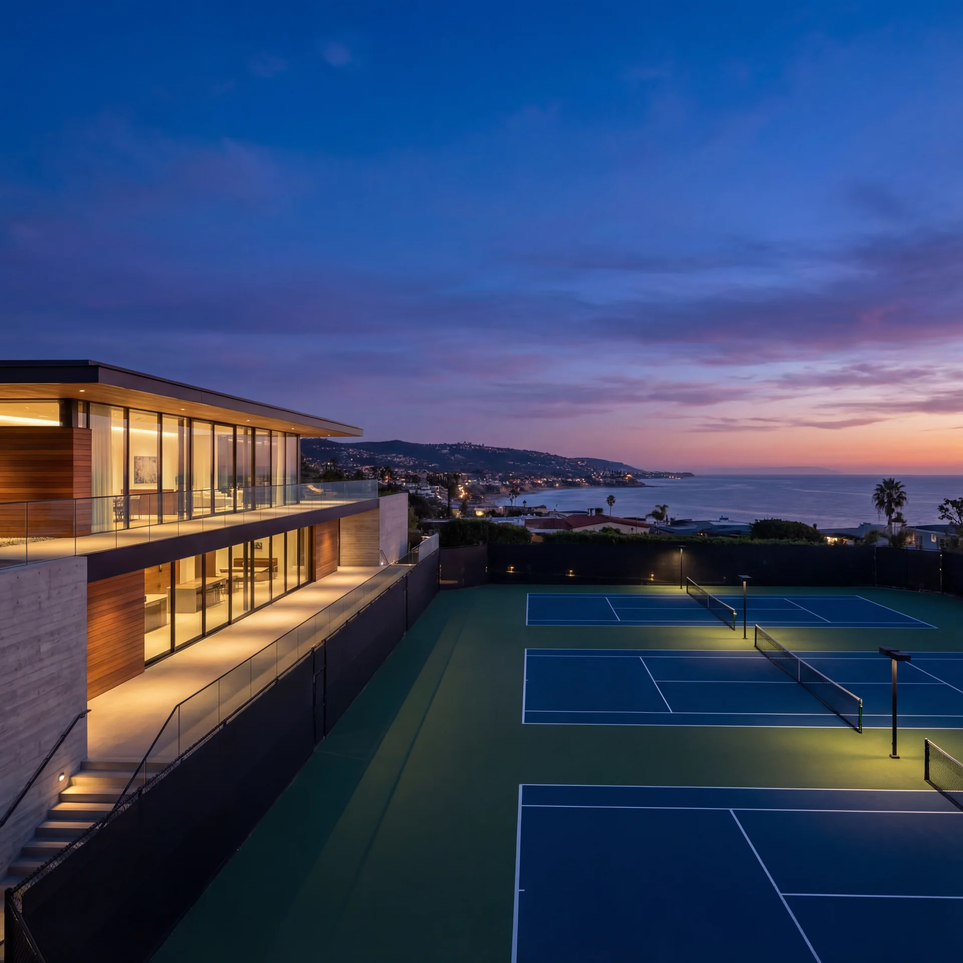 An LBTA court in Laguna Beach