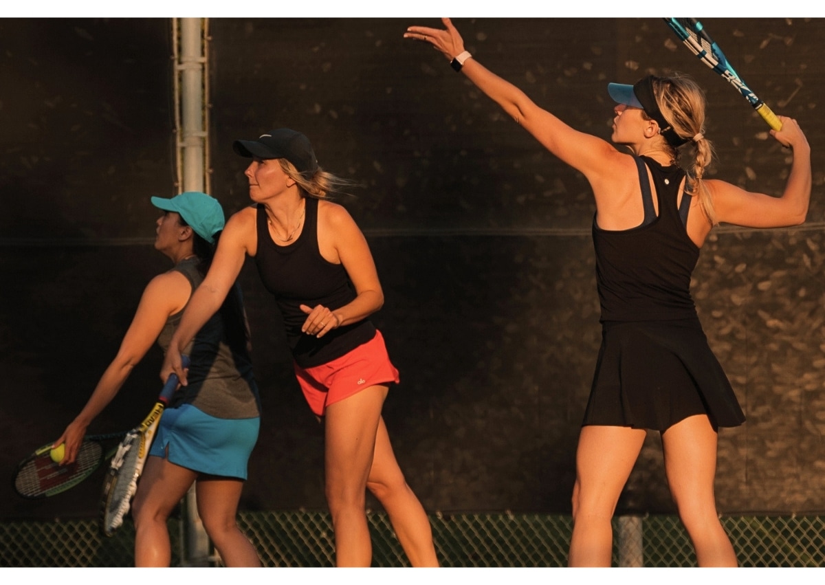 Adult intermediate players training at Laguna Beach High School